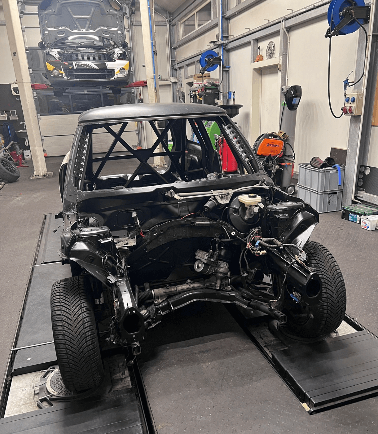 MINI R56 race car interior